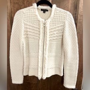 Ann Taylor, XS Crème Sweater Jacket